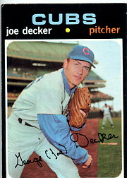 1971 Topps Baseball Cards      098      Joe Decker RC